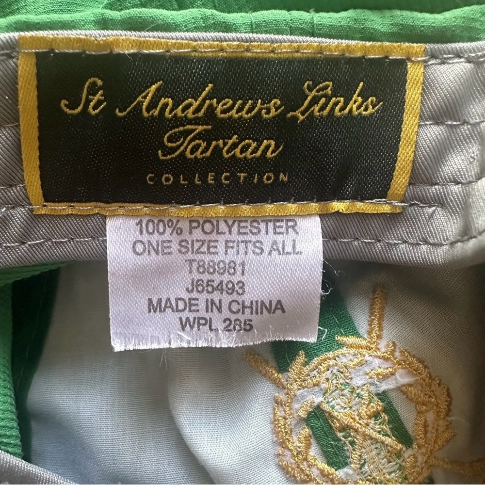 ST. ANDREWS LINKS TARTAN COLLECTION Adjustable Hat - Picture 5 of 5